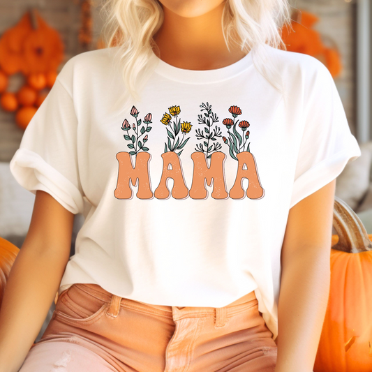 Mama: Flowers T-Shirt