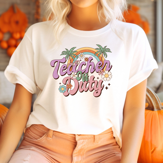 Teacher Off Duty: Tropical T-Shirt