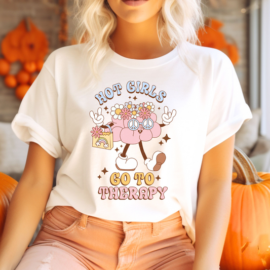 Hot Girls Go to Therapy T-Shirt