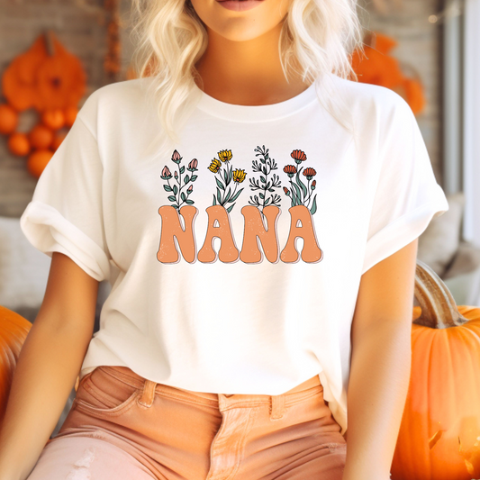Nana: Floral T-Shirt