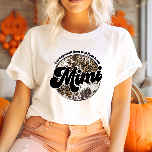 Mimi: Cowhide T-Shirt