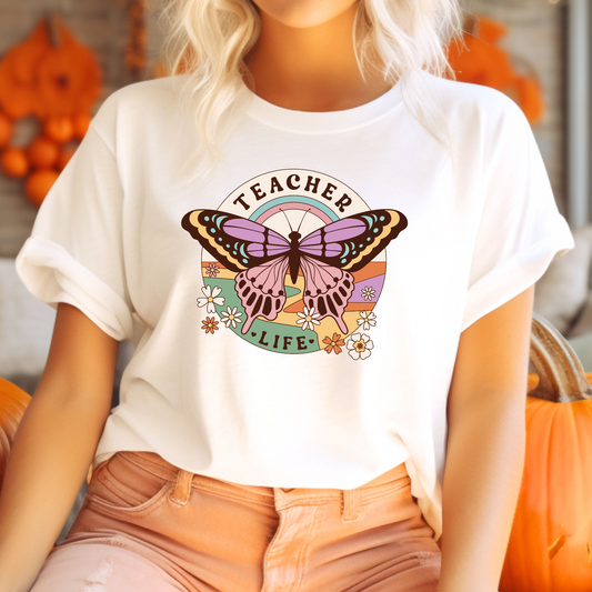 Teacher Life: Butterfly T-Shirt